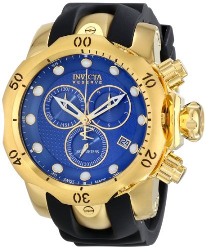 v Invicta CrN^ Men's 16148 Venom Analog Display Swiss Quartz Black Watch Y jp [sAi]