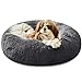 Hund und günstig Kaufen-Western Home Hundebett Run, Katzenbett Flauschig, Hundekissen Kleine Hunde,Hundebett Waschbar,Hundekorb,Katzenkorb Zum Schlafen 70 cm,Dunkelgrau