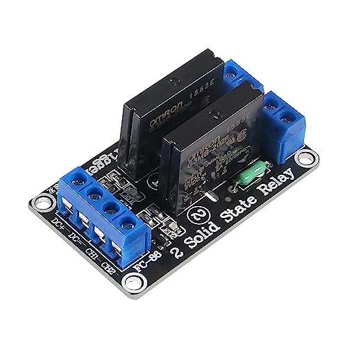 Xiitia OTHERS 2Pcs 5V 2 Channel 2A Solid State Relay Module High Level Trigger Mini Durable Diy Relay thumb #6