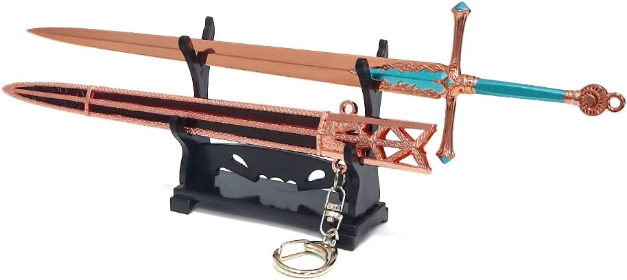 Elden Ring Carian Knight's Sword Replica Action Figures Toys Collection Gift Party Supplies Desk Decoration Backpack Pendant Gift