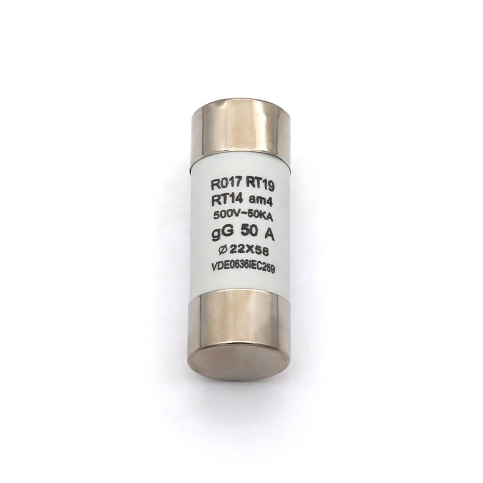 Fusibile ceramico, Base con fusibile ceramico 500V RO17 40-125A RT18 RT14 da 22x58mm(10PC,40A)