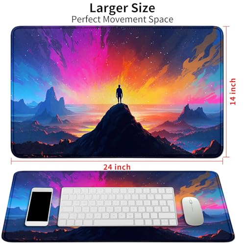 Image of Card Mat for MTG & TCG Playmat,Person Standing Top Planet