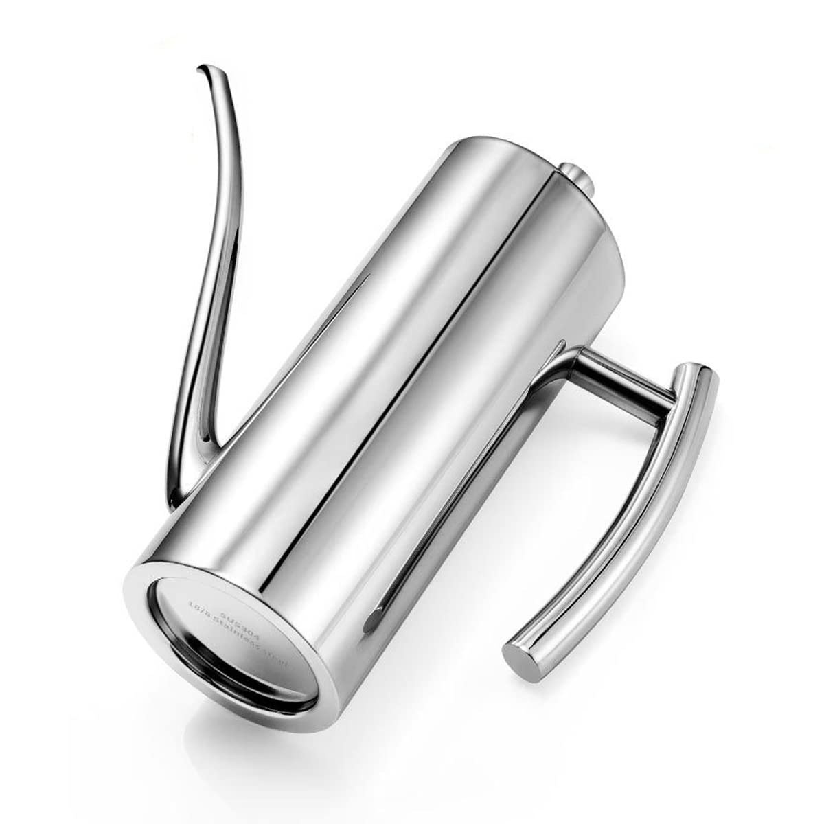 Dispenser per olio d'oliva in acciaio inox 304, antigoccia, per olio, aceto, salsa di soia, perfetto per cucinare e preparare cibi