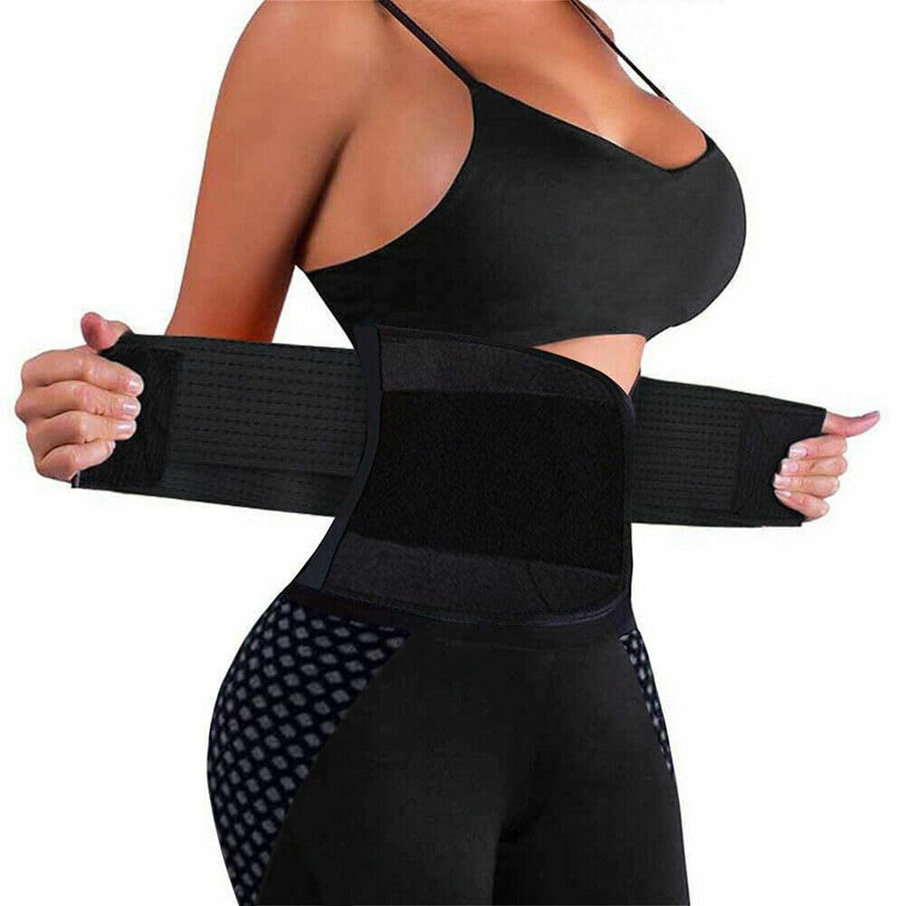 aotuo0608 Waist Trainer Belt for Women Body Shaper Weight Loss Waist Cincher Waist Trimmer Tummy Trainer Sweat Belt for Workout Fitness Unisex