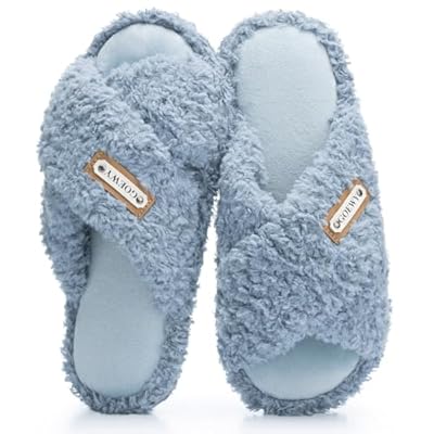 GOEWY Women's Open Toe Slippers with Memory...