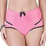 Parfait by Affinitas Women's Charlotte High Waist Brief, Wild Pink, Medium