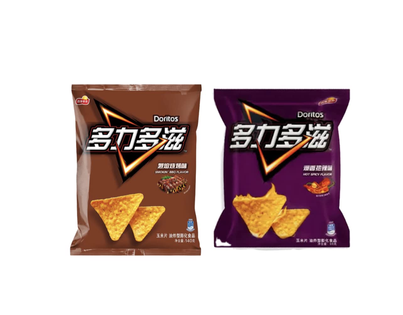 Doritos Smokin' BBQ & Hot Spicy (2 pack) (70g Bags) (Imported from China)
