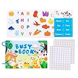 Libro de Actividades para Aprendizaje Cognitivo Educativo - Libro de Actividades de Viaje - para Juego Divertido Familia Casa Entretenimiento Interior Niños Niñas de 1 a 5 años