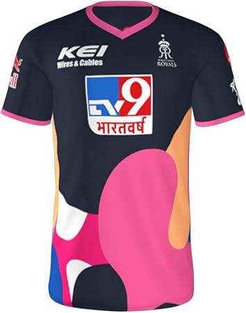 Rajasthan royals t shirt 2020 Clearance