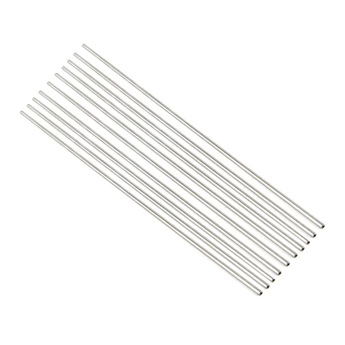 304 Stainless Steel Tube, 304 Stainless Steel Capillary Tube 6mm OD x 4mm ID 250mm 2pcs(0.3x0.1mm 10pcs)