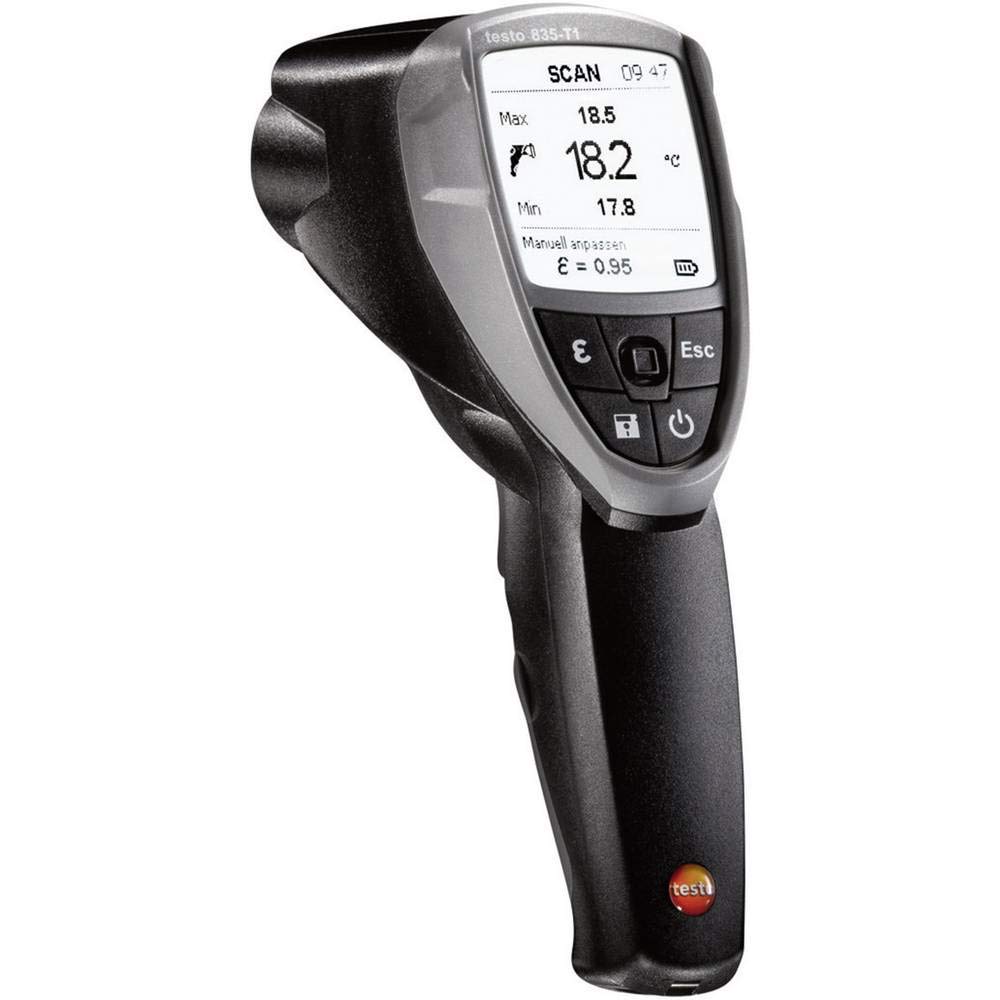 835-T1 Infrarot-Thermometer 50:1, bis +600°C, Celsius