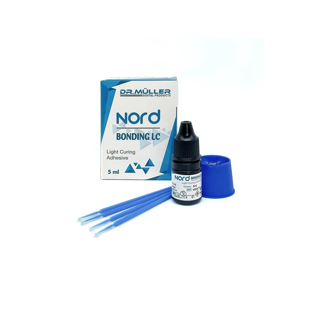 Dr. MÜLLER Nord Bonding LC 5 ml adhesivo fotopolimerizable monocomponente promotor adhesión dental 5ª generación