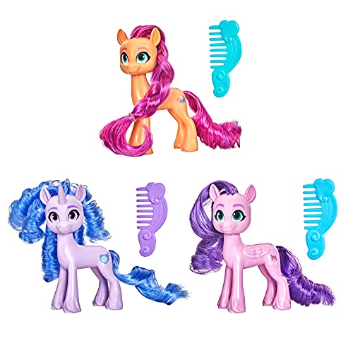 My Little Pony F26125L4 Best Movie Friends F2612 Pack of 3 Mini Dolls + Accessory, 8 cm - Image 2