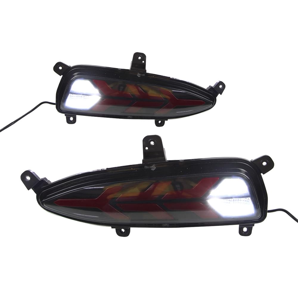 Piloto Trasero para Hyundai I20 2018 2019, Luces Traseras Luz Cola del Coche Freno Intermitente Antiniebla Trasera Izquierda Repuesto Estilo de Modificación 2 Piezas