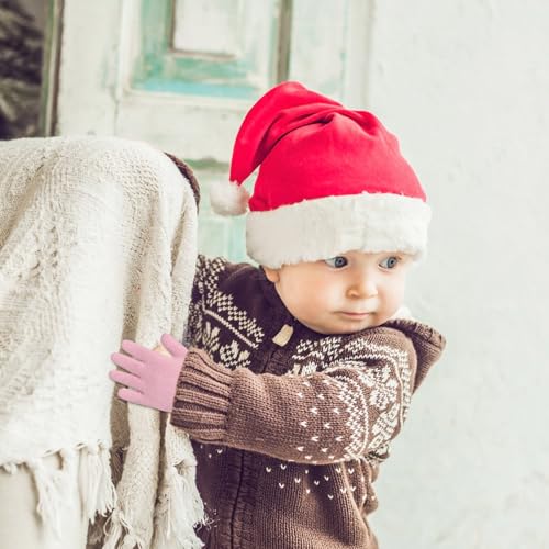 Image of ONESING 12 Pairs Kids Gloves - Warm Knitted Winter Gloves Bulk for Girls Boys | Children Gloves Designed for Cold Weather