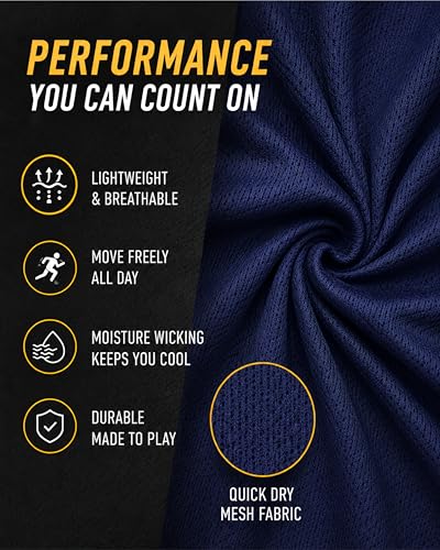 Image of Pro Athlete Boys Active Shorts Set - 3 Piece Athletic Dry Fit Graphic Tees Tank Tops and Basketball Shorts for Boys
