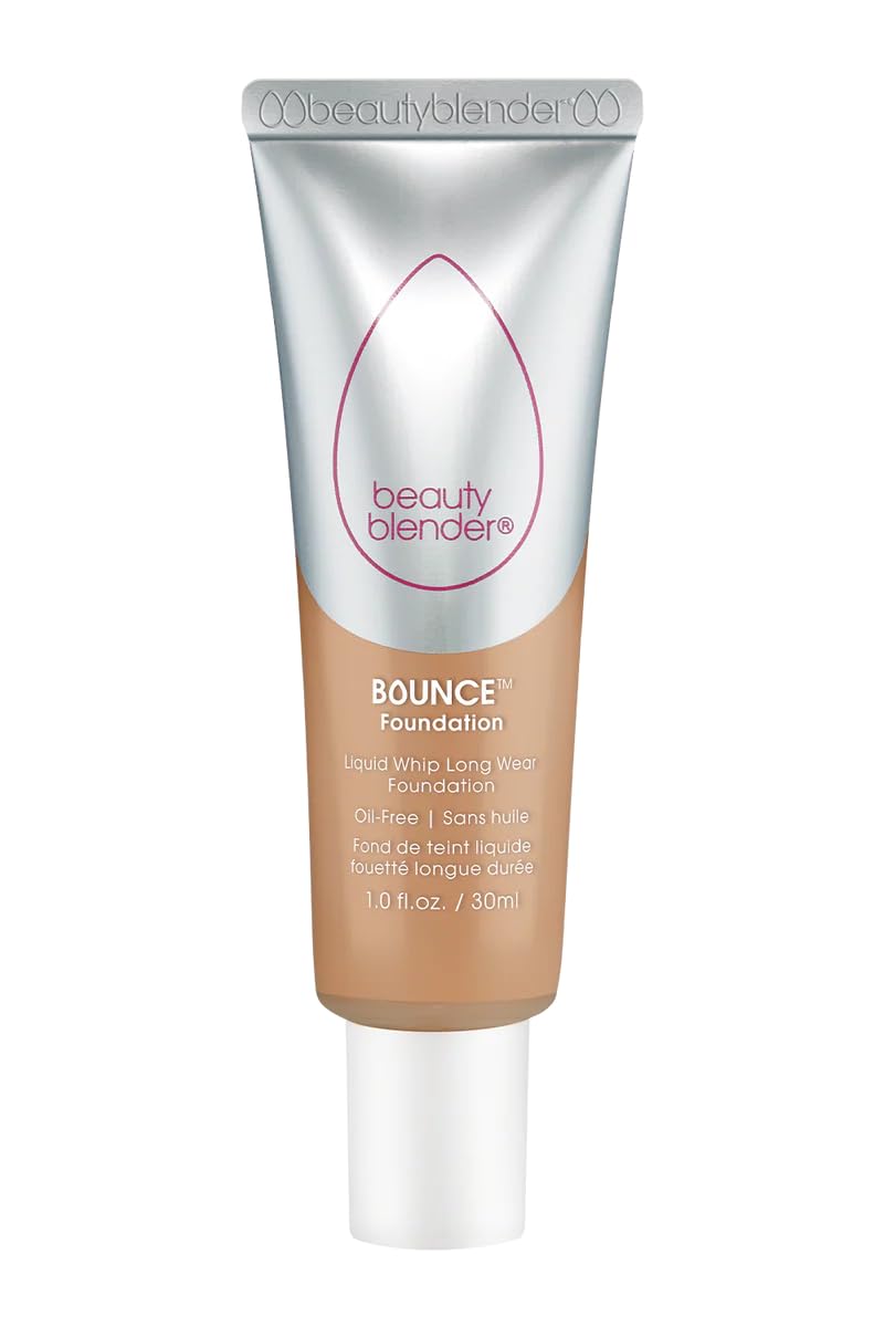 Beautyblender Bounce Liquid Whip Long Wear Foundation, Full Coverage Natural Matte Makeup Foundation, Oil Free 24 Hour Wear, 3.55 N/O Tan Olive
