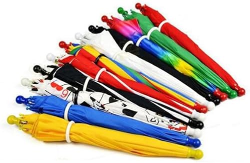 blue-ther Paquete de 10 piezas Magic Umbrella/Parasol Stage Magia, 16.1 in de longitud, trucos de magia, accesorios de accesorios de trucos,