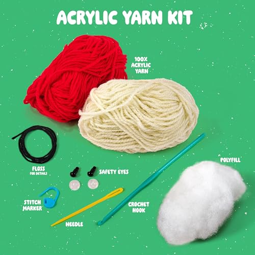 Image of Bucilla Complete Crochet Kit, Juno the Mushroom, 5 inch