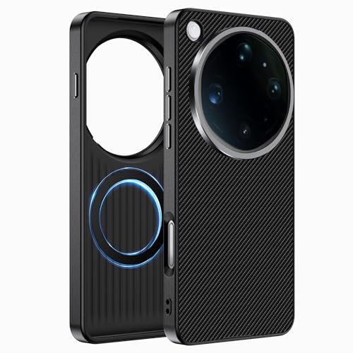 Lemxiee Magnetica Cover per OPPO Find X9 Ultra Case con Pulsanti in metallo + Protezione fotocamera,Compatibile con MagSafe Custodia