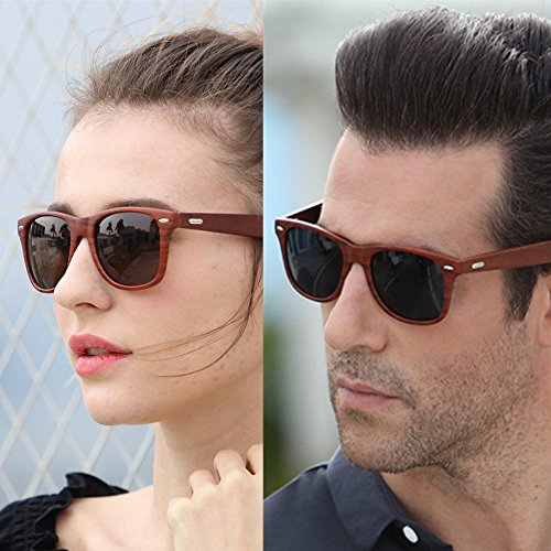 Long Keeper Occhiali da Sole Legno da Uomo Donna