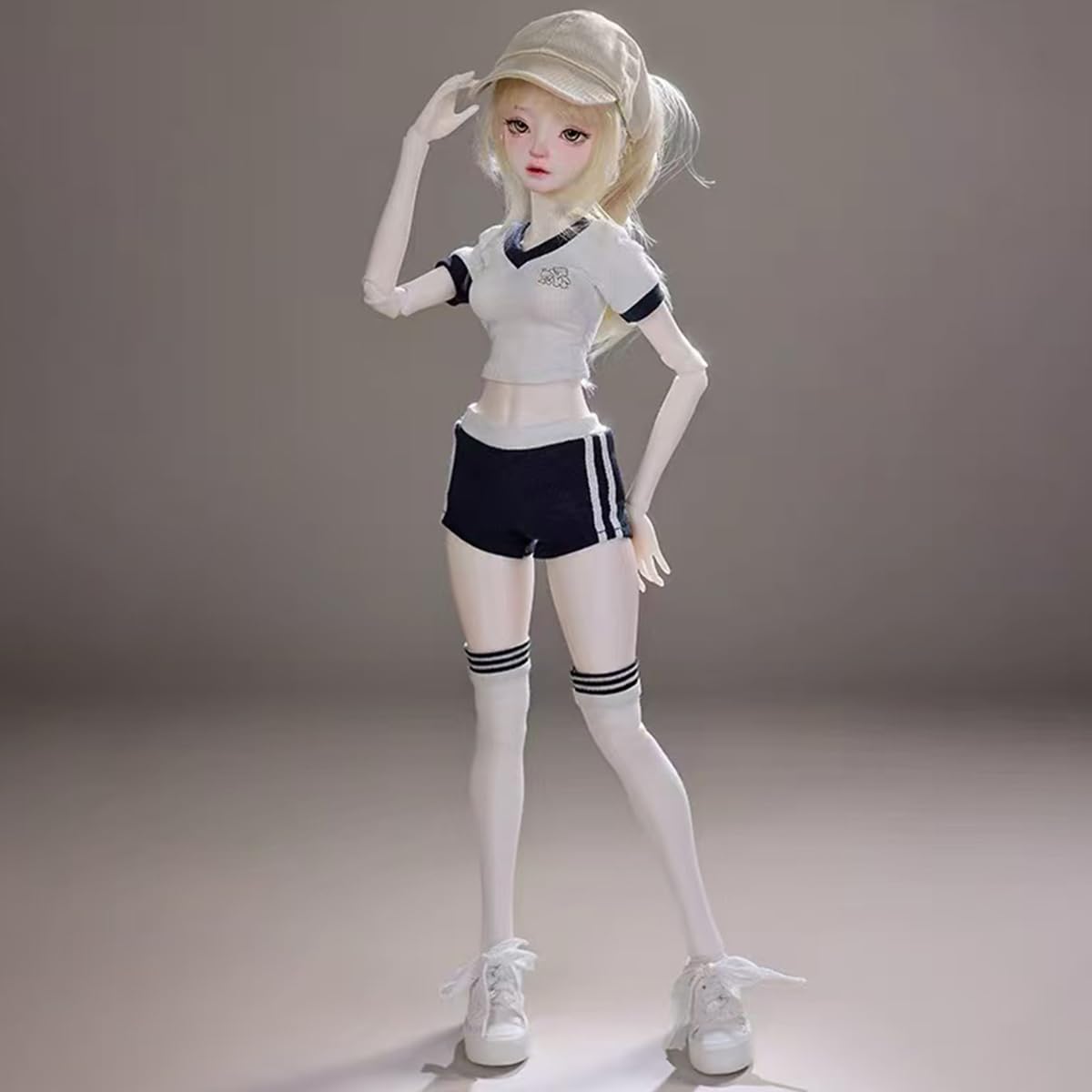 Niedlich 1/4 BJD-Puppe 44cm SD-Puppen Anziehpuppe Kugelgelenkpuppe mit Sportbekleidungsset, Handgemachtes Make-up, Weihnachten