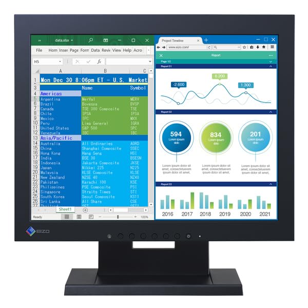 EIZO FlexScan S1504-TBK 2022年式 業務用ディスプレイ FlexScan S1504 | EIZO