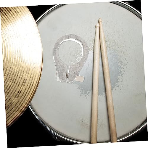 Soporte de abrazadera para cowbell BESPORTBLE para bombo, accesorio duradero para instrumentos musicales, estructura sencilla y fácil de instalar para batería, material de alta dureza miniatura 2