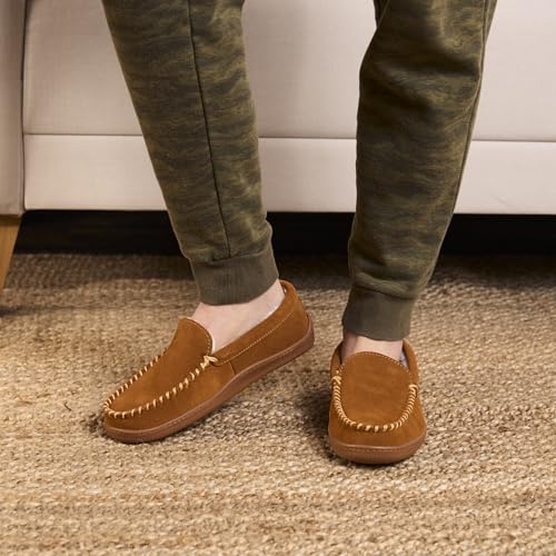 Image of Minnetonka Men's Pile Lined Hardsole Slipper