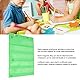 Magnetische Taschenkarte für Studenten 5 Reihen Transparente Taschen Plan-Taschenkarte für Schulaktivitäten (Gemüse)