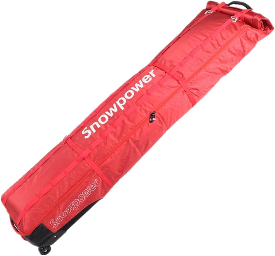 UNISTRENGH Waterproof Fully Padded Adjustable Size Ski & Snowboard Wheel Bag