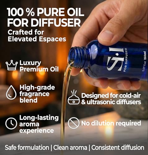 24-KeyMagikal No.1023 Hotel Diffuser Oil Refill, 5.07 Fl oz | 150ml, Luxury Home Scent Fragrance Oil for Diffuser Ultrasonic and Waterless Diffuser Oil and Crafting, Long-Lasting Aroma - Image 3