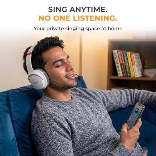 Image of SIRO Personal Karaoke Headphone | Detachable Mic | Bluetooth | Perfect for Karaoke, Practice, Music & Calls | Voice Mode | External Noise Reduction | Portable with Carry Case | Long Lasting Battery