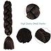 60cm Pelo Sintetico para Trenzas Africanas Extensiones de Cabello Jumbo Braids Crochet...