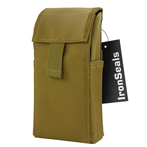 Ironseals 24 Round Shotgun Shotshell Ammunition Reload Holder Quick Access Molle Pouch For 12 Gauge/20G Tan #TOP5