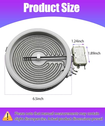 Image of WB30T10145 5.5 inch Range Single Radiant Surface Element | Fits for GE Samsung LG Electric Oven Burner, Replace DG47-00060A 1652042812 WB30T10127 AP4484422 PS2370248 EAP2370248