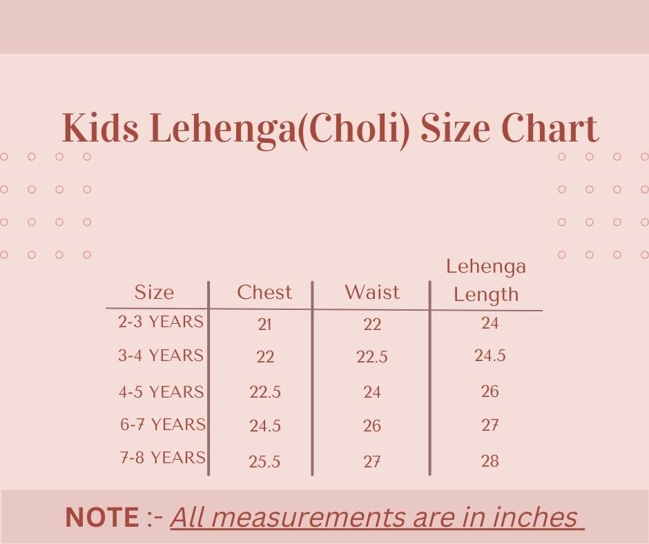 Image of Helene Girl's Georgette Silk Embroidered Readymade Lehenga Choli Set | 3-8 Years | Ethnic Wear |