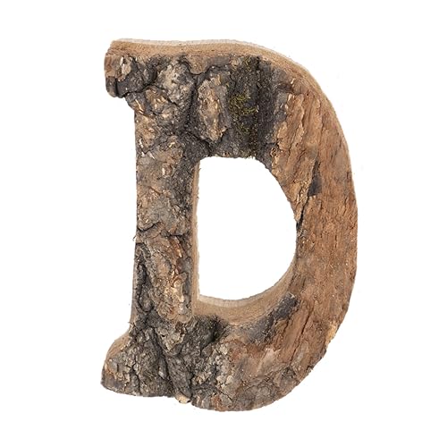 Anneome Elegant Tree Bark Ornament Vintage English Letters Decoration for Home Party Wedding Dec