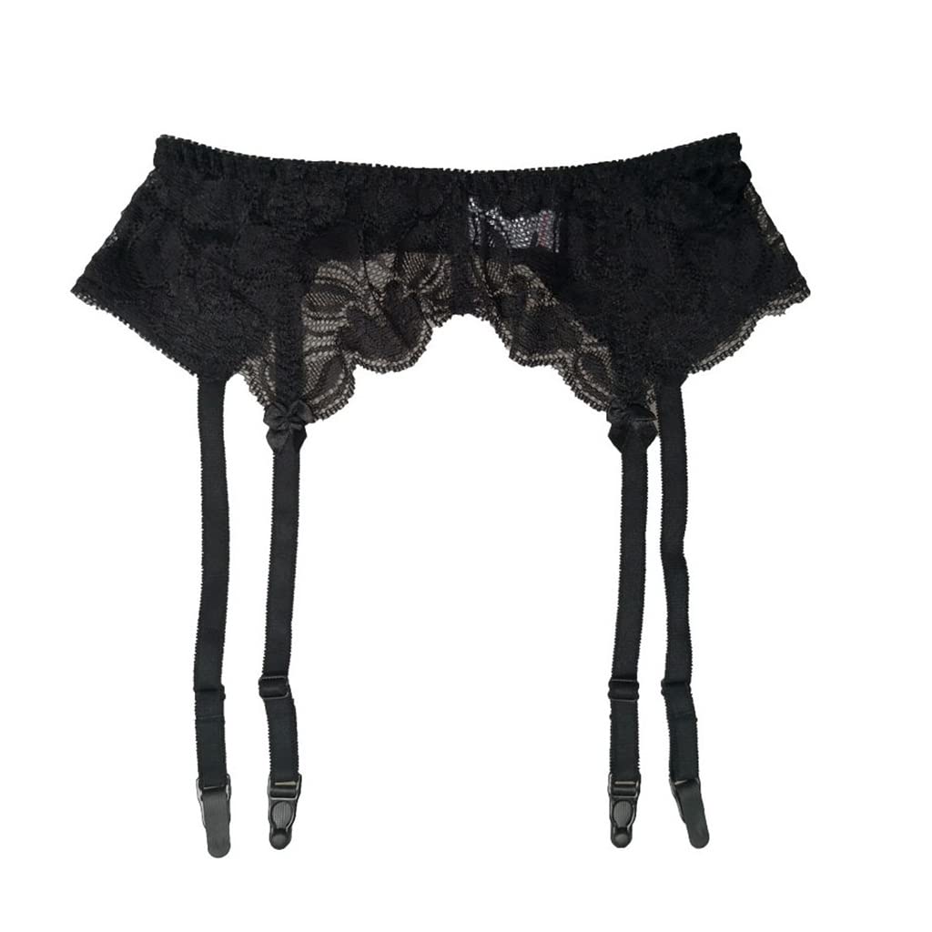 ブラックレースガーターベルト Amazon.co.jp: n/a ブラックレースボウガーターベルトレディース