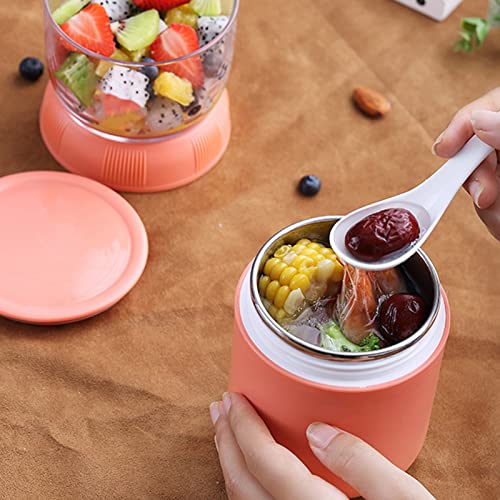 Yogurt Container With Lid And Spoon 2-Tier Cereal Cup,430 Ml + 330 Ml Cereal Cup Portable Leak-Proof Insulated Food Container Overnight Oats Containers Cereal Milk Cold Hot Food For Kids Adults #TOP7