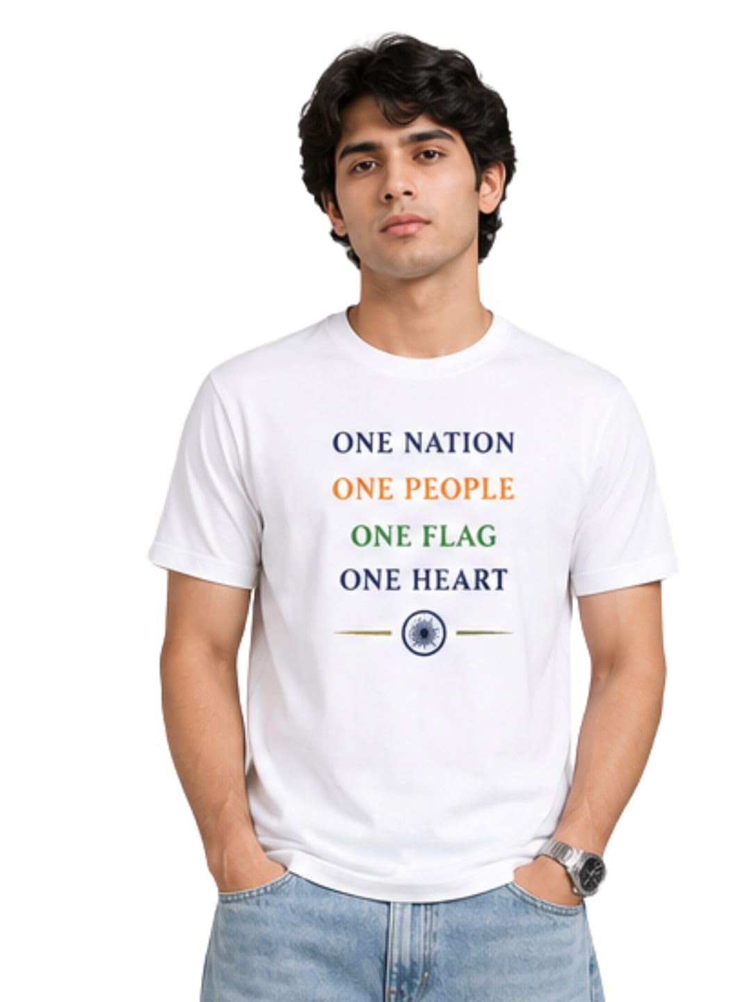 yak yak Men Independence Day White Regular Fit Pure Cotton T-Shirt-picture-42