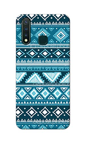 Image of PRINTFIDAA Coloured Tribal Pattern Hard Back Cover for Vivo Y19 / Vivo U3 (6.53 inch) Back Cover -(P6) KAT1008