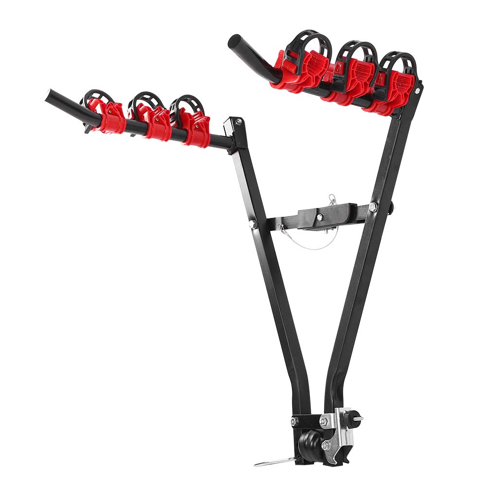 Qcwwy Per 3 Biciclette Capacità di Carico di 60 Kg Ottimo Per Viaggi in Famiglia Altri Accessori Per Ciclismo