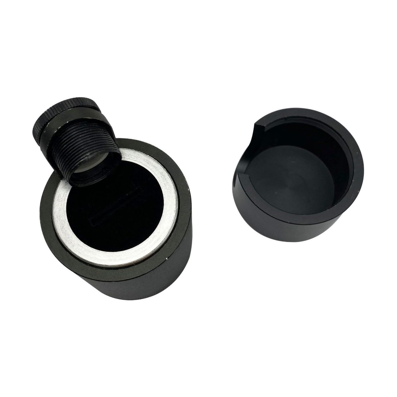 Kaeltsyn Black Highly Power Optically Glass Lens 10X Magnifiers For Diamantine Inscription Inspection On Girdle Jewelry Tool Diamantine Inscription Loupe