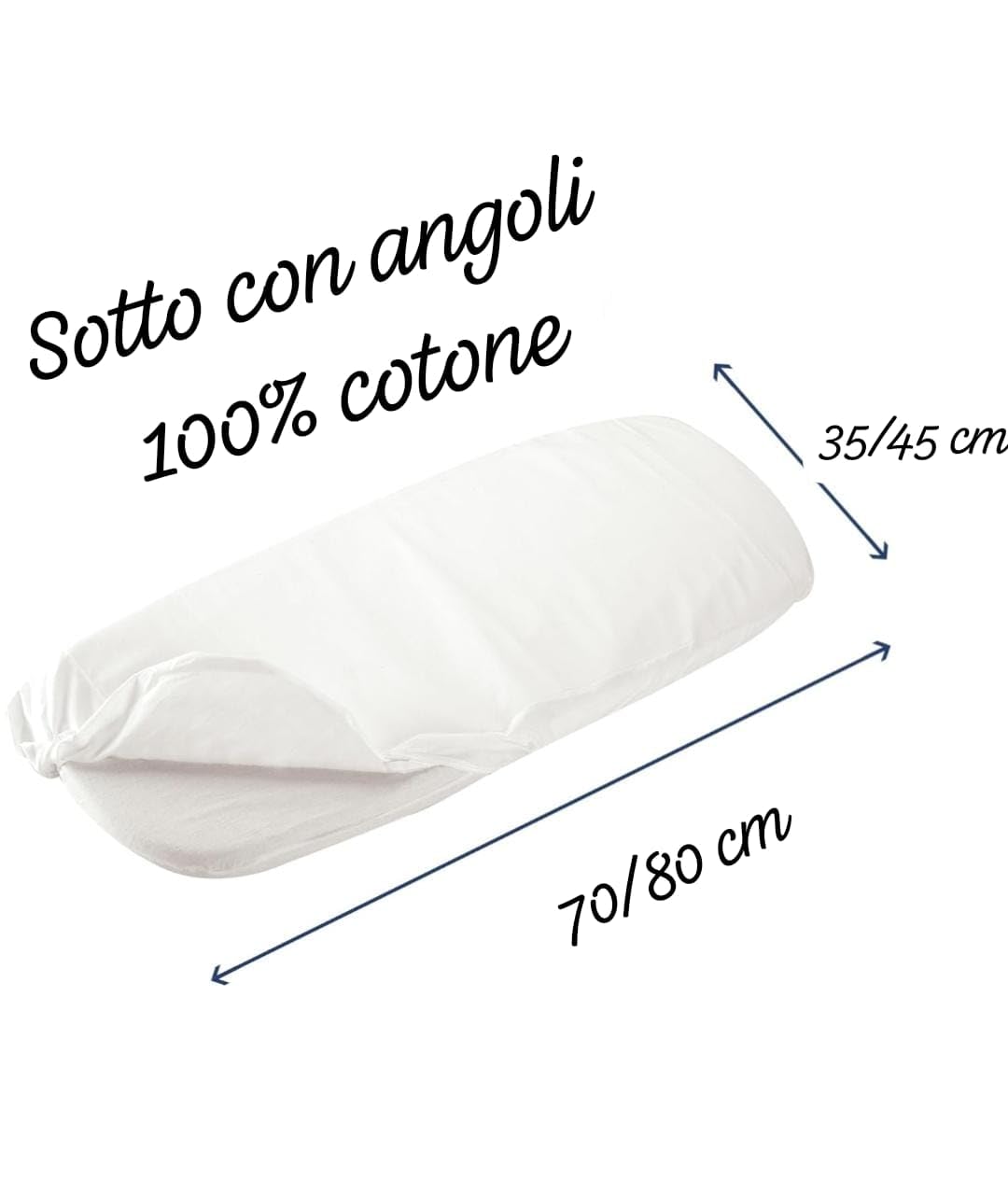 Generico Set Lenzuola Carrozzina-Culla Ricamato 100% cotone (3 Pezzi: Sopra+Sotto+Federa) 100% Made In Italy
