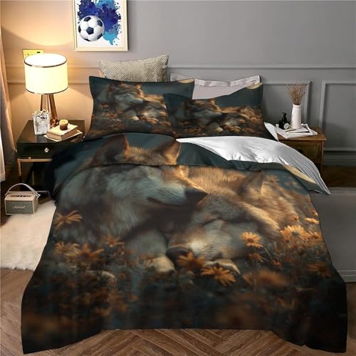 Parure de lit chevaux 3D en microfibre résistante et douce de qualité supérieure - 6