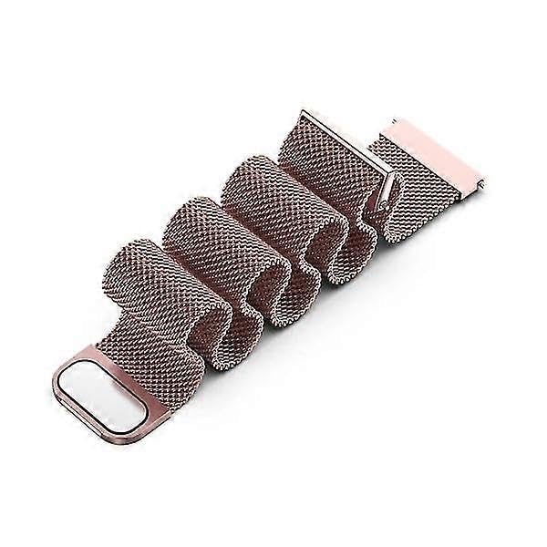 Bracelet en métal compatible avec Samsung Galaxy Watch 4 20mm Rose