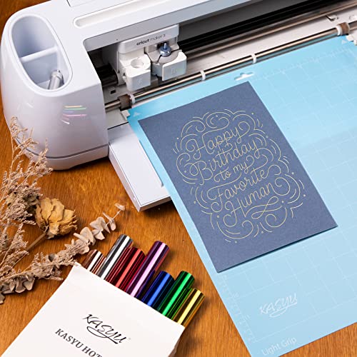 Rolos de folha de transferência para kit de transferência de alumínio Cricut, 30,5 cm x 5 m rolos de