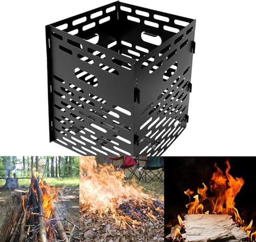 Ahuij 01 Extra Thick Burner/Portable Fire Cage/For Outdoor Yard Waste Leaf Weed Brush Burning/Waste Burner Burning Bucket Burning Fire Pit thumb #1