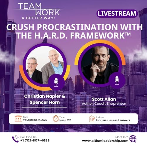 Crush Procrastination with the H.A.R.D. Framework™ Podcast Por arte de portada